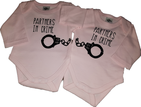 Partners in Crime (Mix n match tees singlets and onesies)