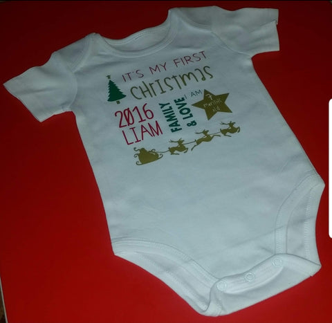 My First Christmas Onesie