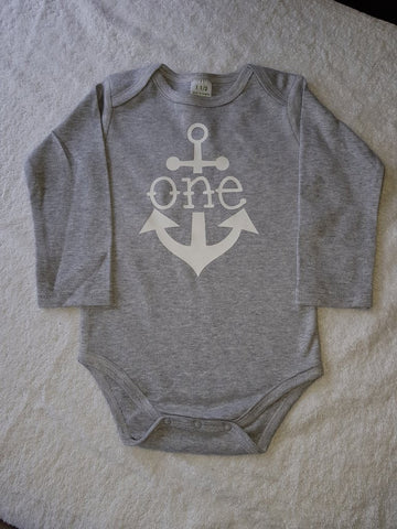 The Anchor Birthday Onesie or Tee (choose the age)