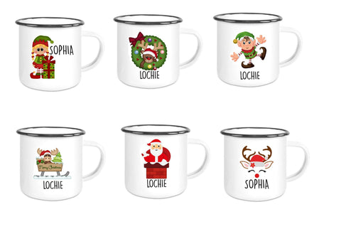 My mug CHRISTMAS EDITION (Personalised Enamel Mug)